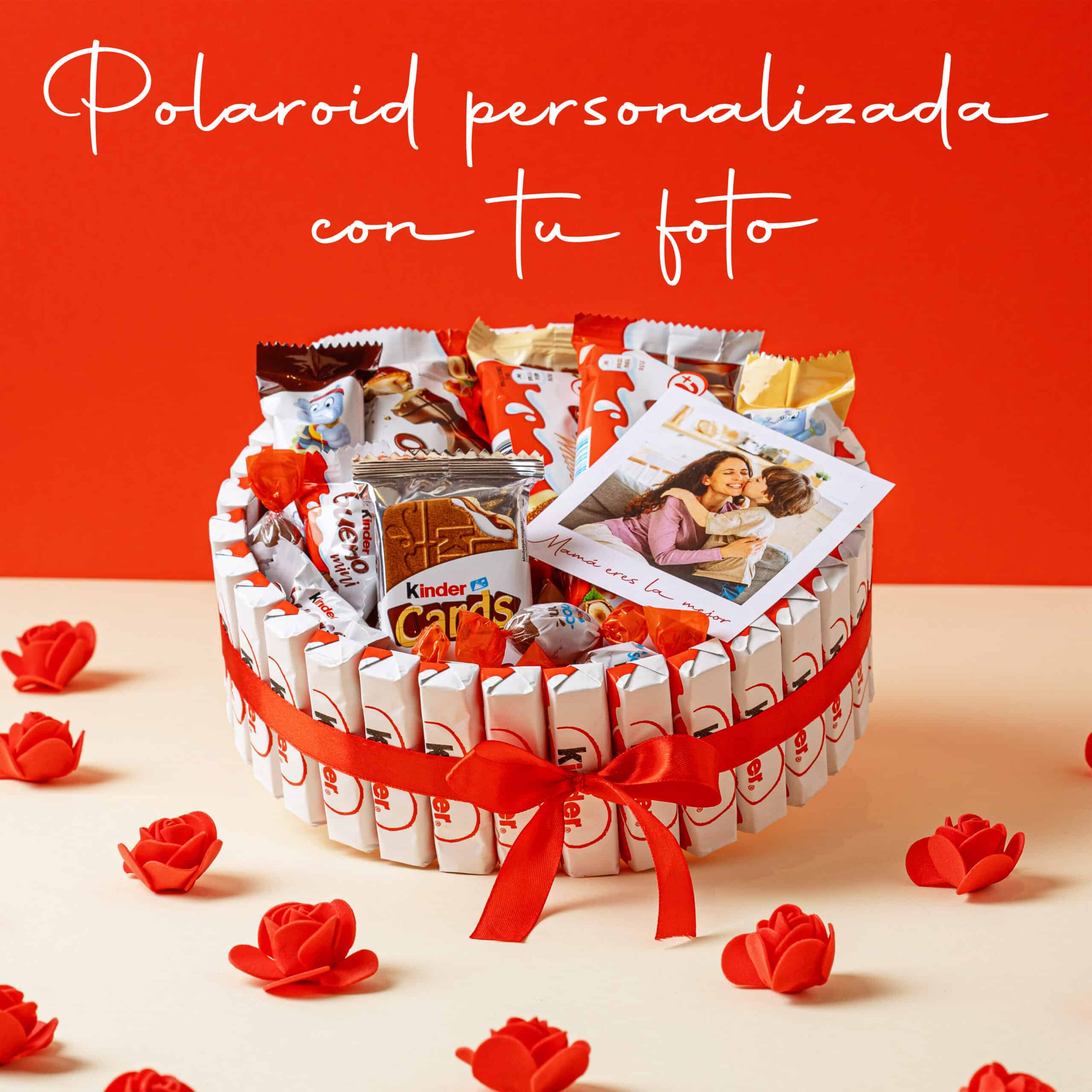 Tarta Kinder | Polaroid Personalizada