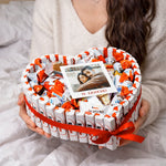 Cesta de kinder para regalar a tu pareja por san valentín